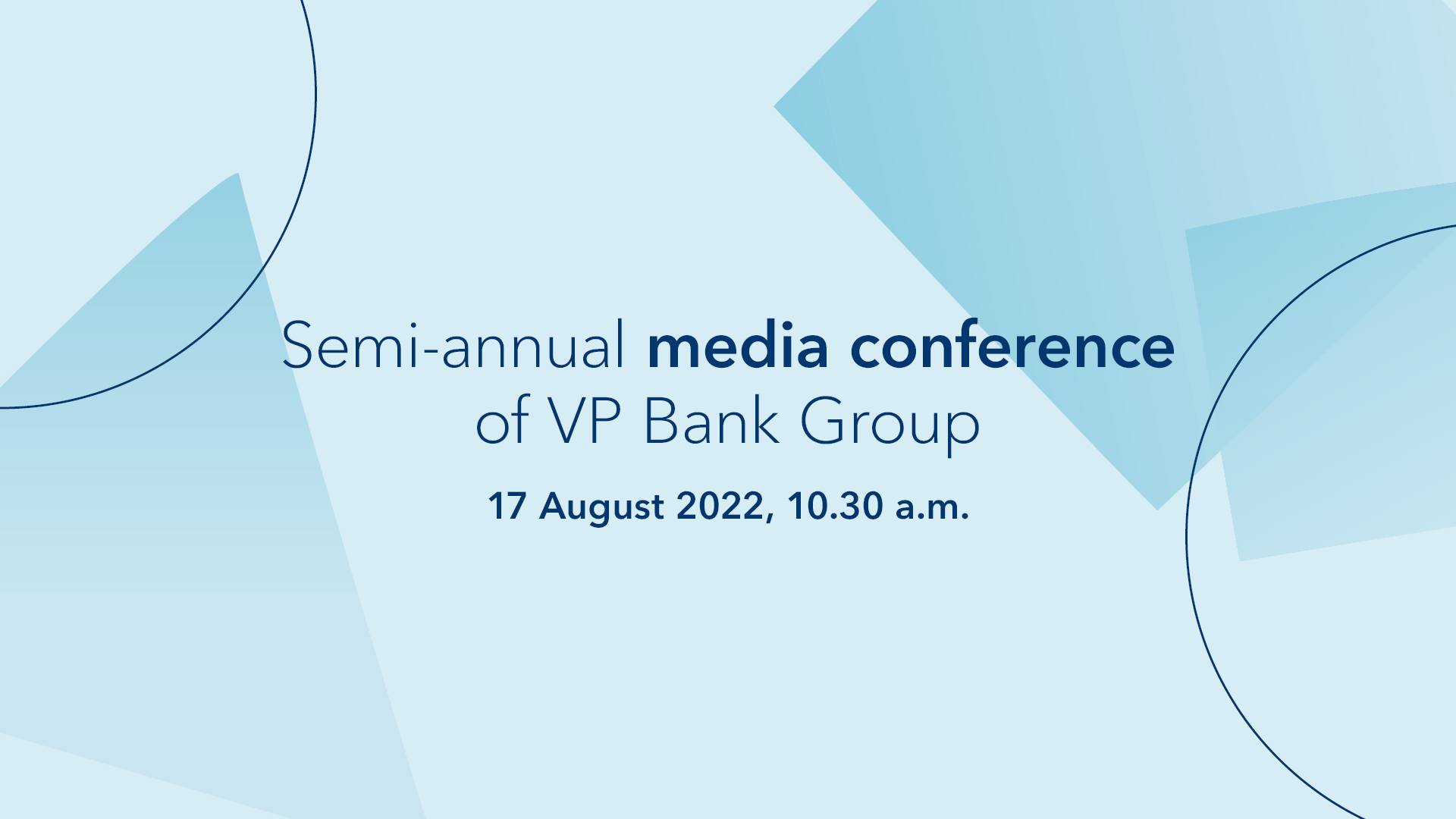 Semi-annual conference 2022