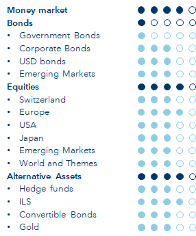 Portfolio allocation as of January 2022