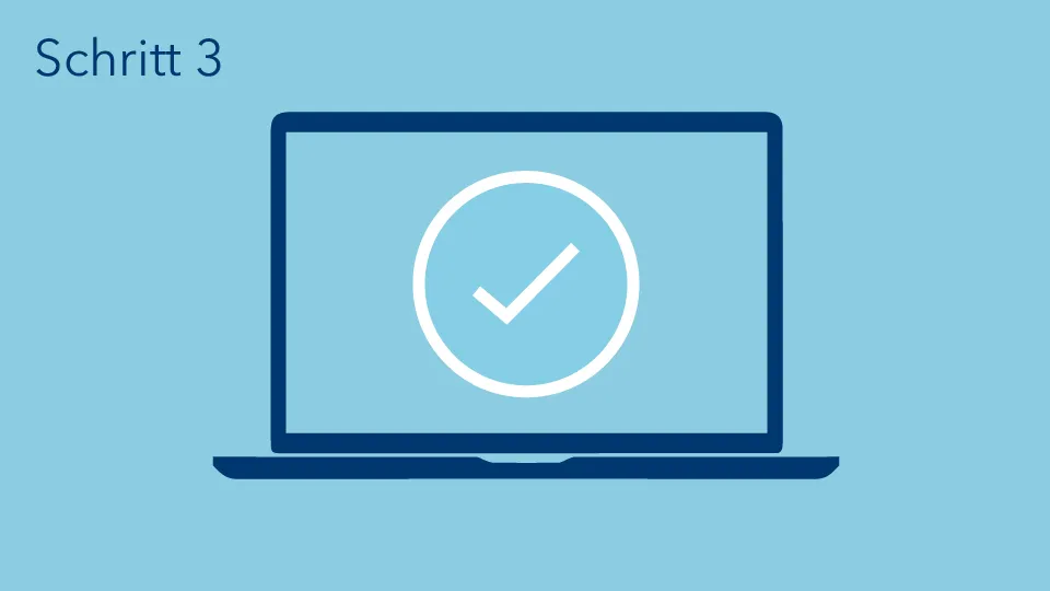 VP Bank Connect Login: Schritt 3