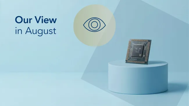 Semiconductors on a light blue pedestal